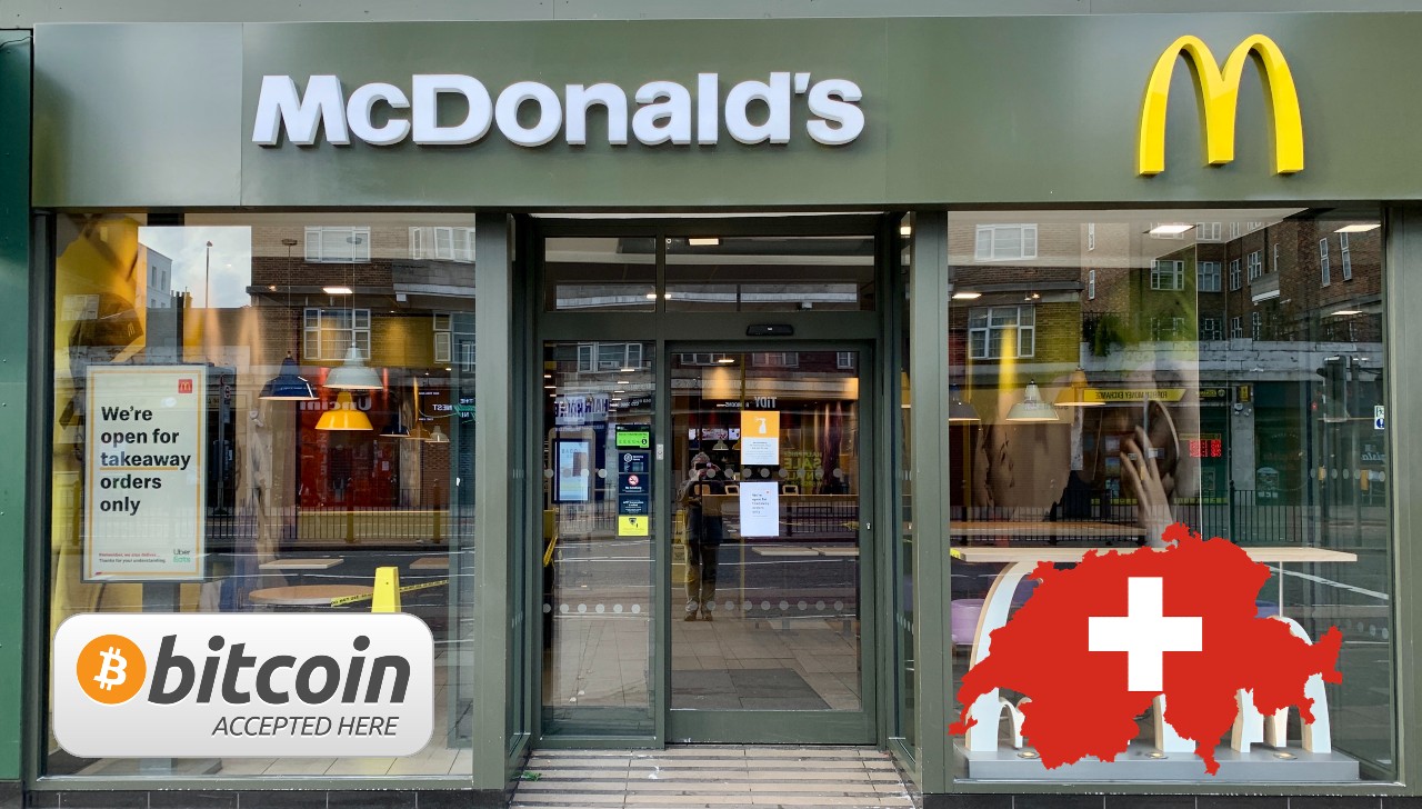 McDonald’s restaurant in Switzerland began to accept payment in cryptocurrency