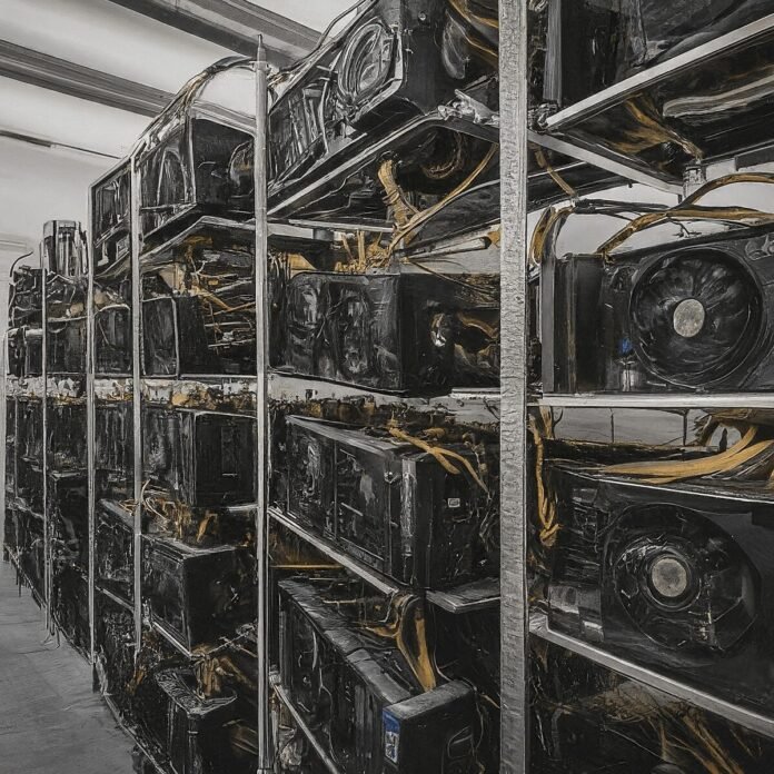 Bitcoin mining, US, hashrate, summer slowdown, profitability, mining difficulty, Bitcoin halving, Blockware Intelligence, CoinDesk, Luxor, American mining company, electricity consumption, heatwave, seasonal trends, cryptocurrency market, FAQ, Bitcoin price, mining regulations, equipment availability, short-term impact, long-term outlook,