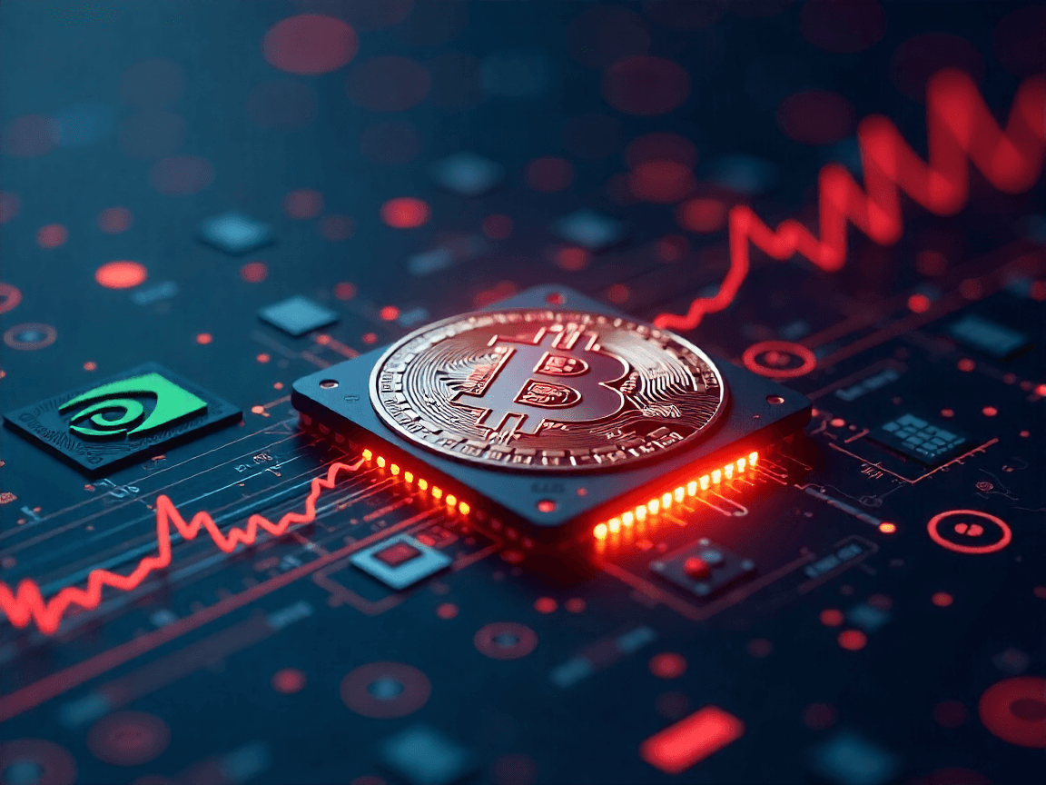 Bitcoin & Stocks Crumble Amid Nvidia, Fed Jitters