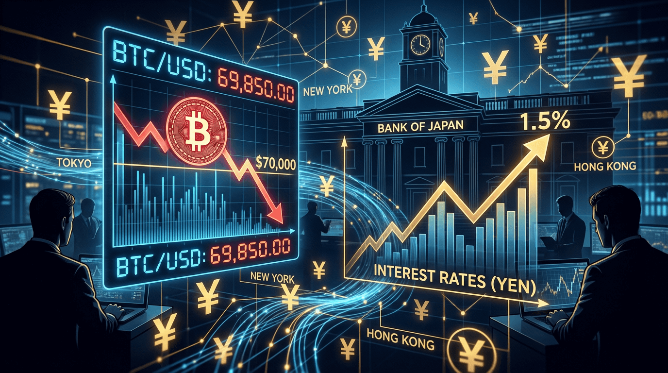 Hawkish Japan Could Dump Bitcoin Below $70K