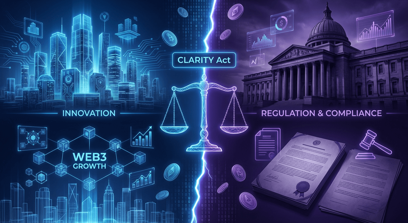 Crypto Industry Splits Over CLARITY Act and Coinbase